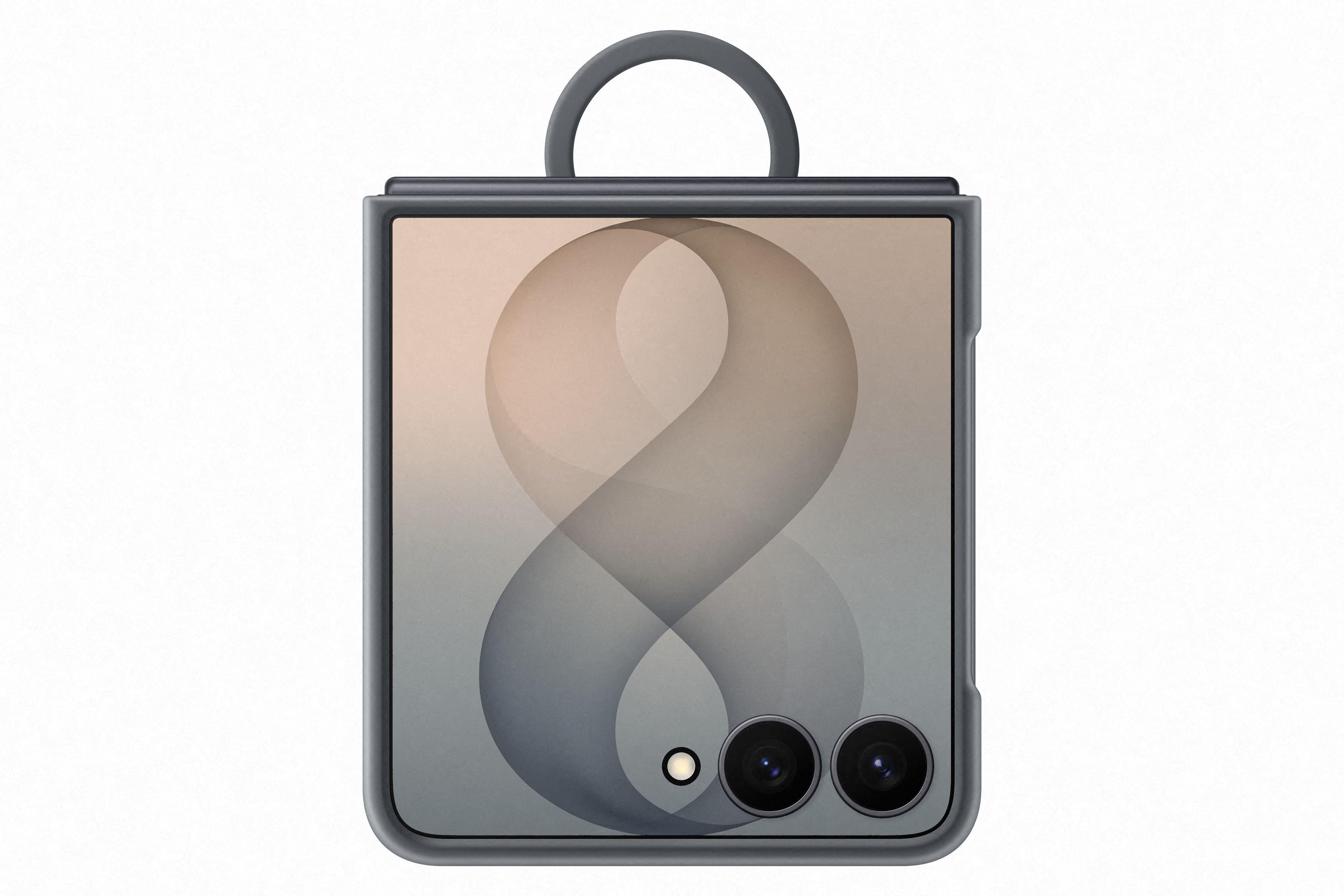 Samsung Flip 8 Sili Ring Magnet Graphite