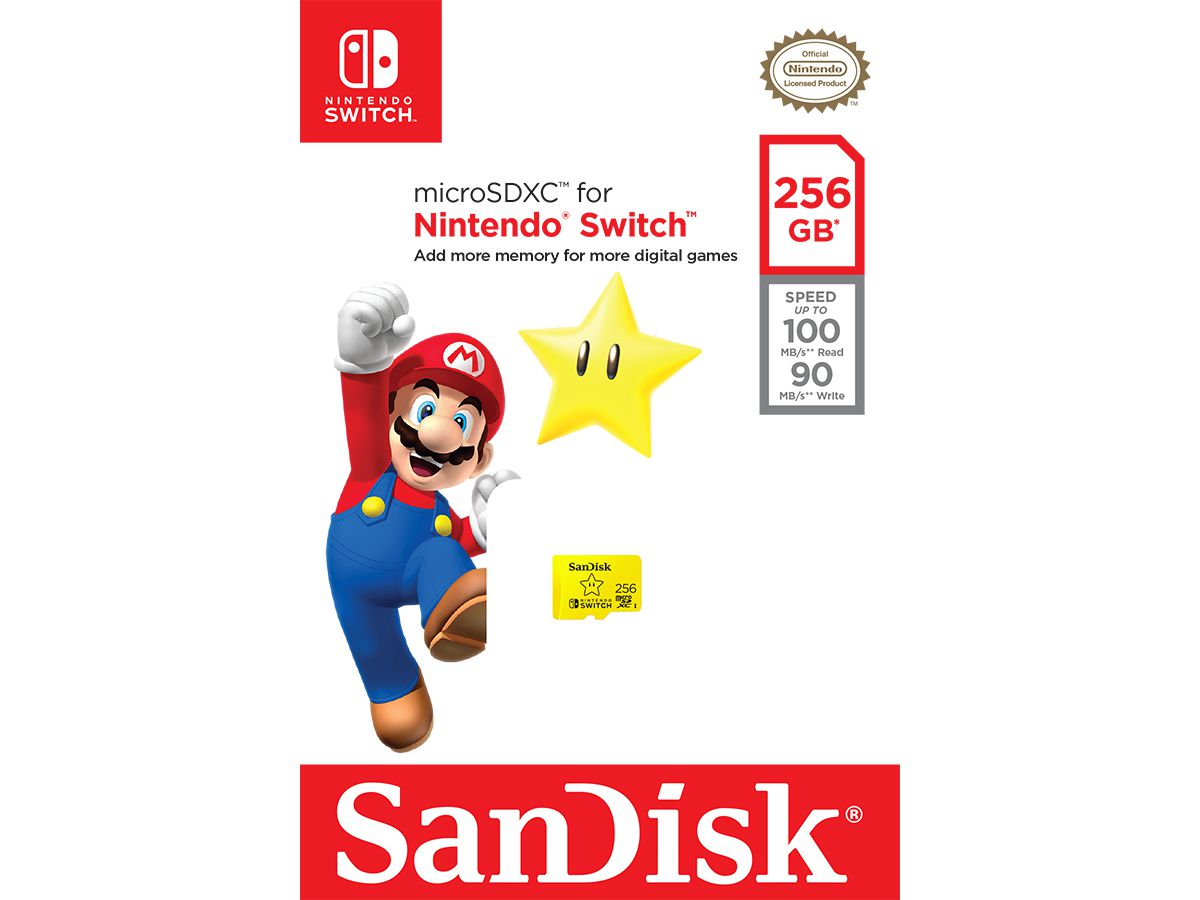 SanDisk microSDXC Nintendo Switch 256GB