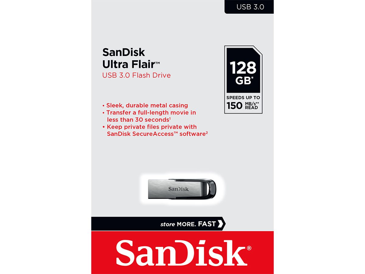 Sandisk Ultra USB 3.0 Flair 128GB