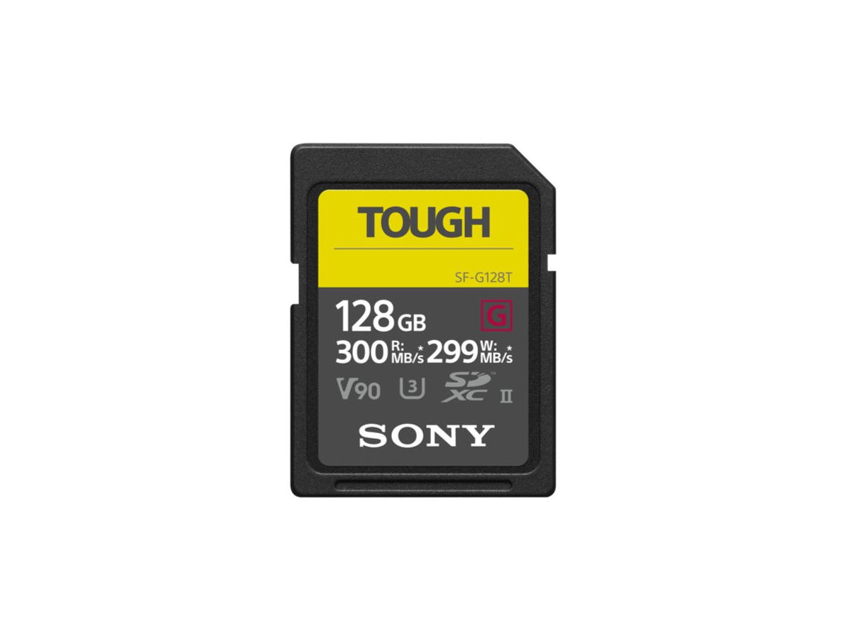 Sony SF-G Tough SDXC UHS-II 128GB 300MBs