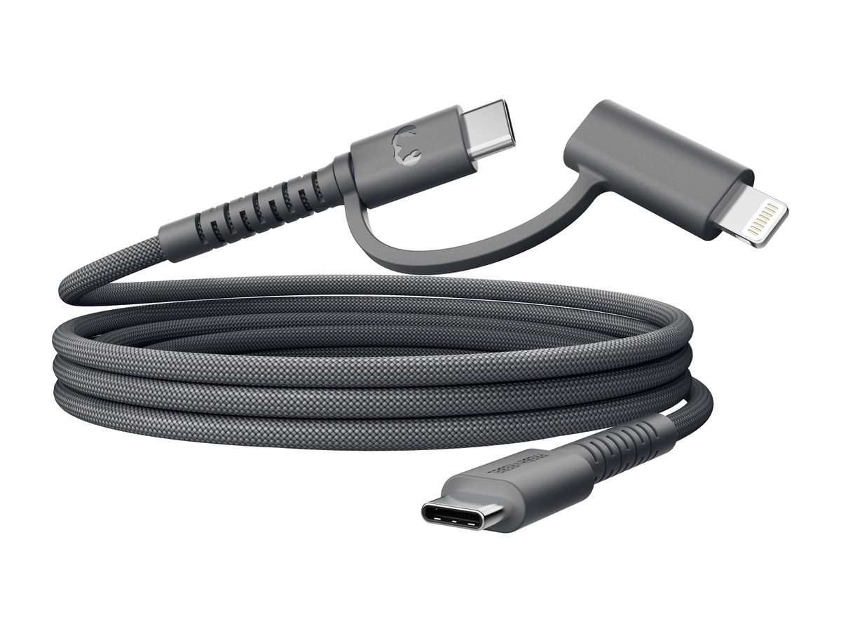 Fresh 'n Rebel USB-C Combo Cable Grey