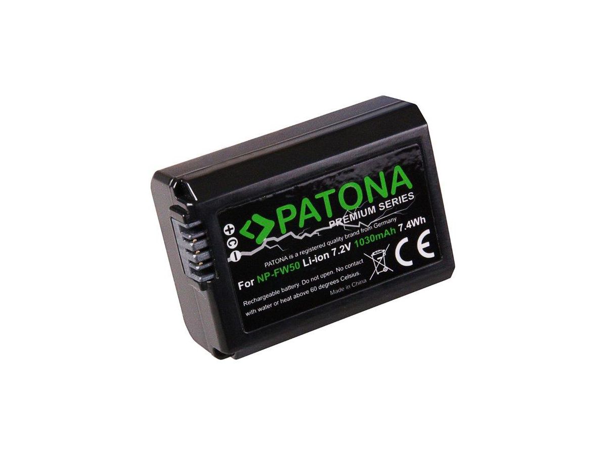 Patona Premium Batterie Sony NP-FW50