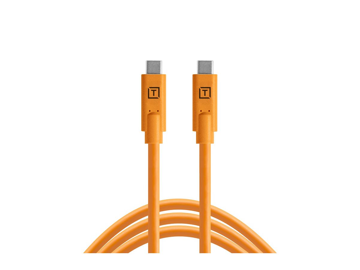 TetherPro USB-C to USB-C 4.6m Orange