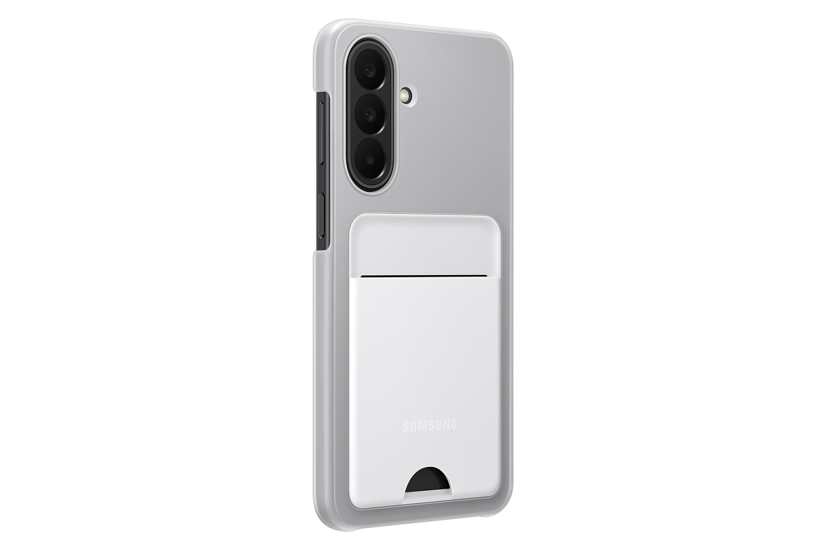 Samsung A27 Card Slot Case Light Gray