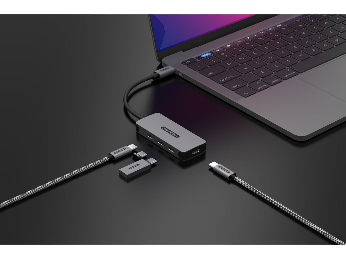 Sitecom USB-C to 4x USB-C Hub