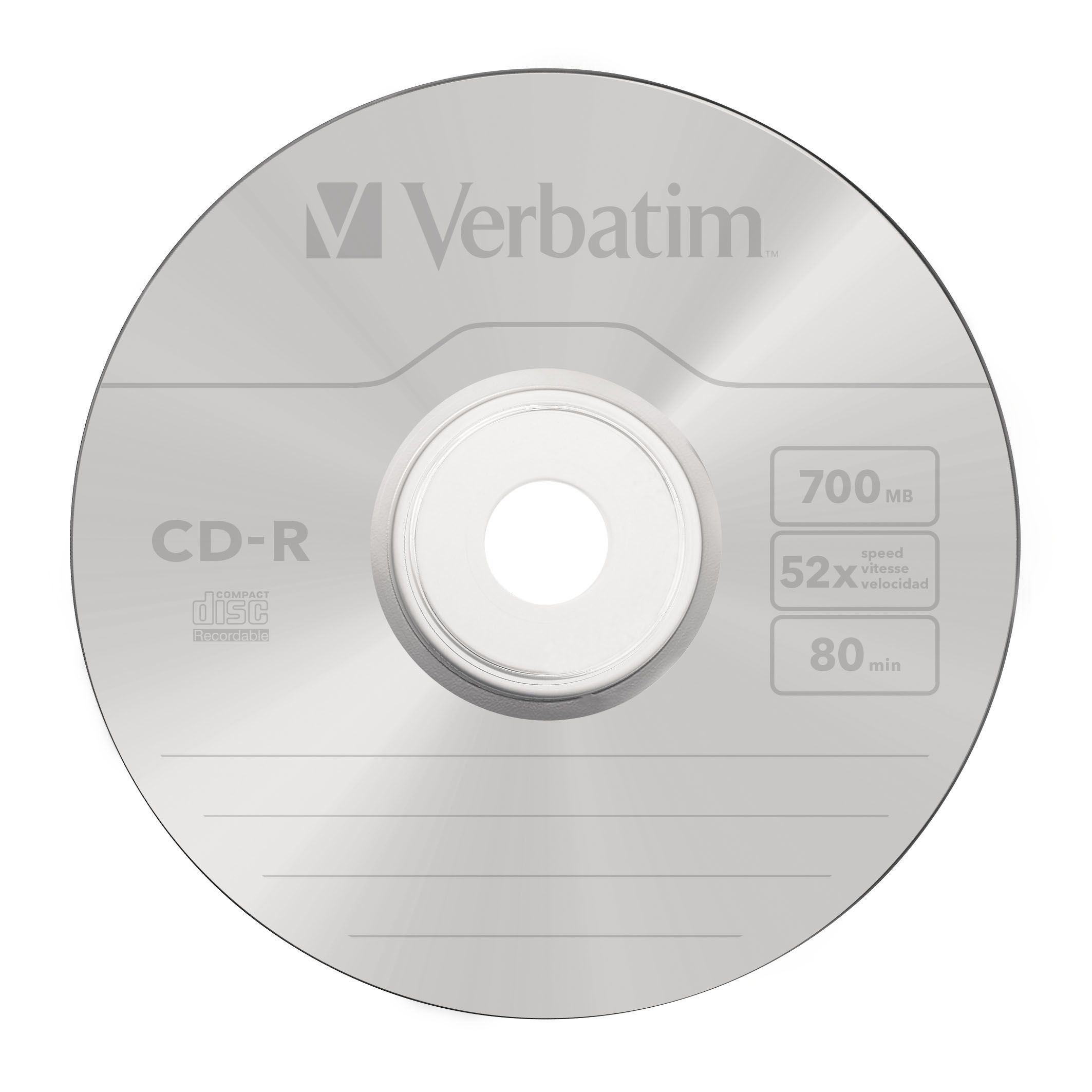 Verbatim CD-R Spindle 700MB 52x 25 Pack