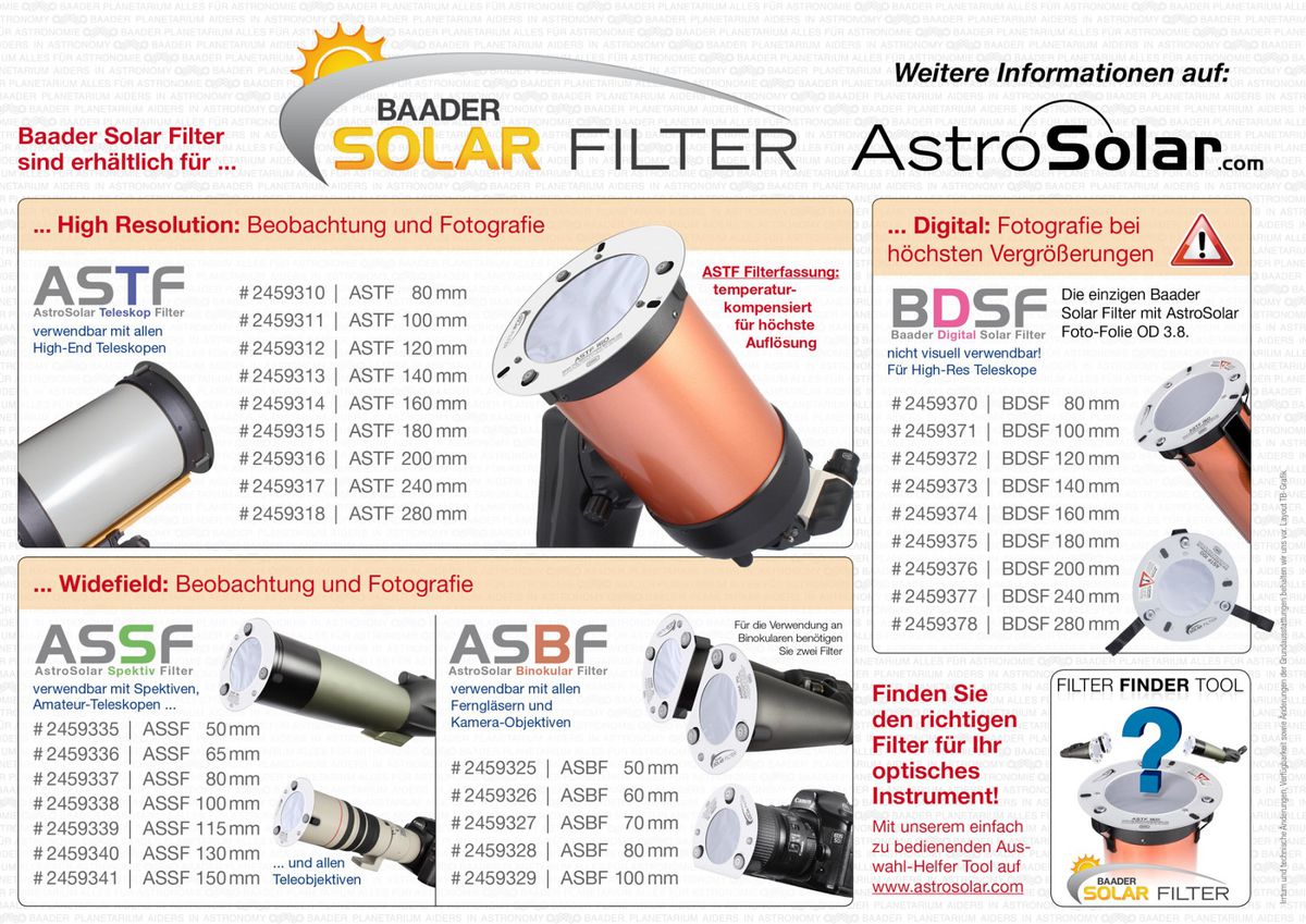 Baader 3.8 OD Digital Solar Filter 80mm