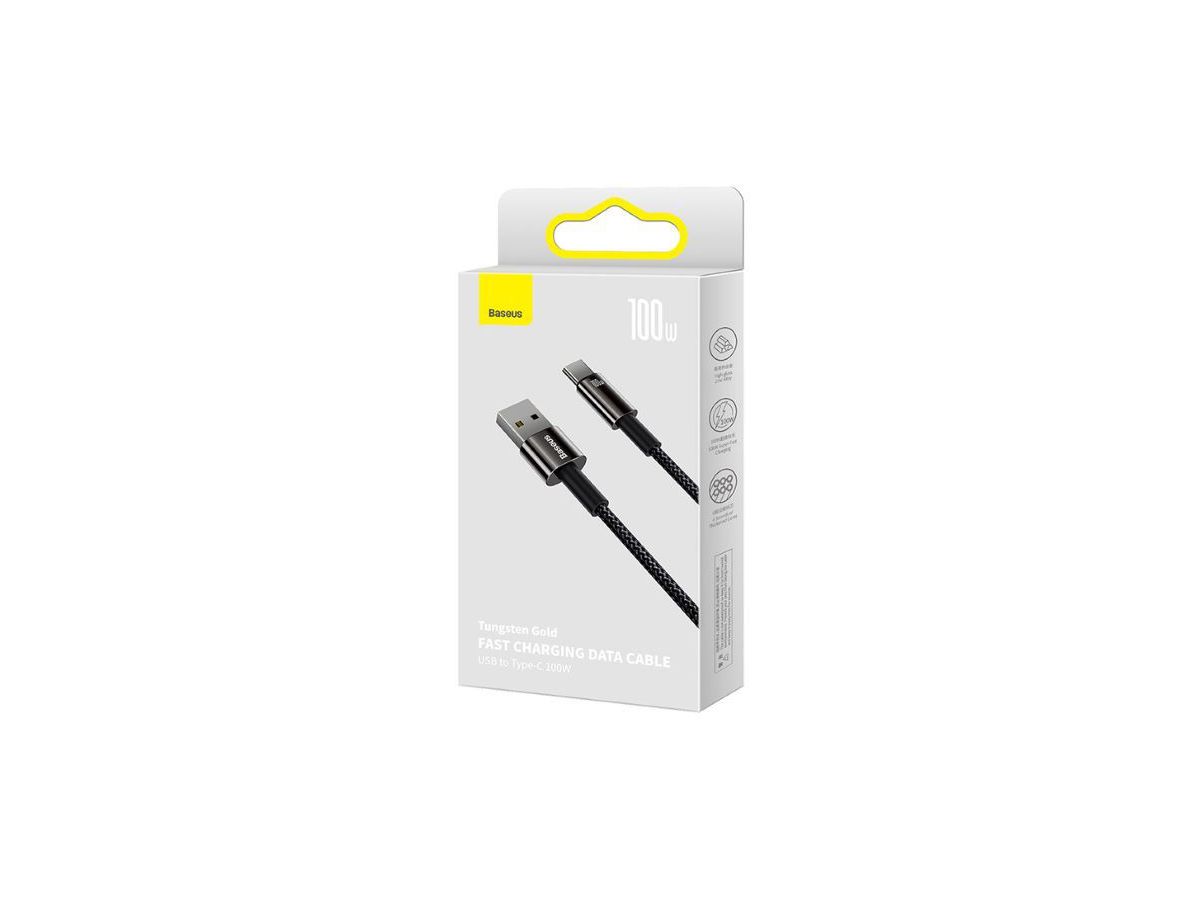 Baseus USB-A to USB-C 2m Black