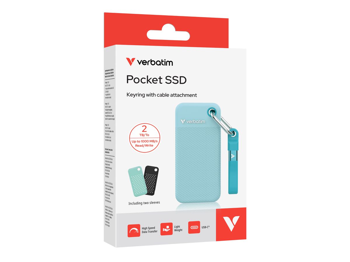 Verbatim Pocket PSSD 2TB Polar Blue
