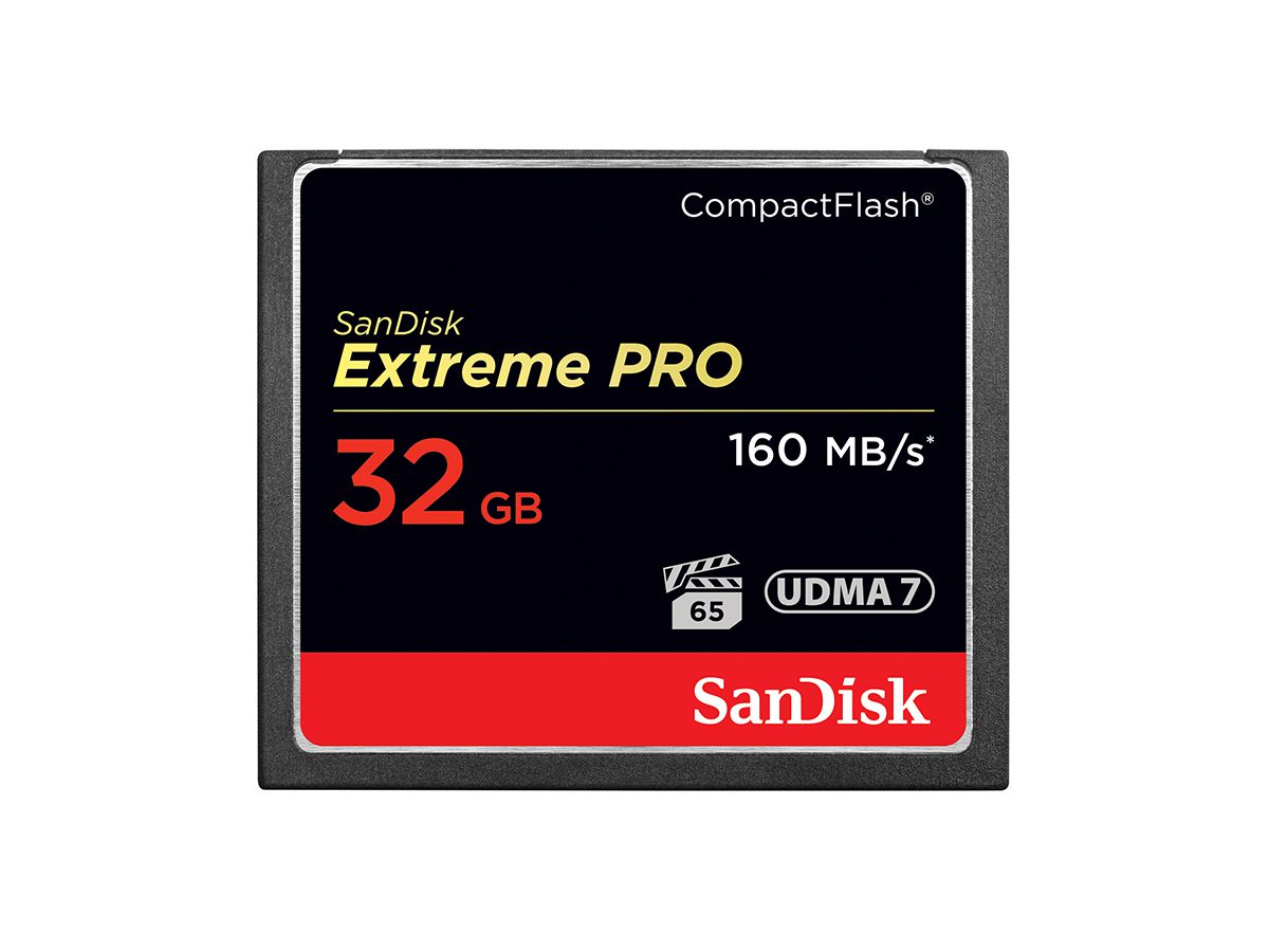 Sandisk ExtremePro 160MB/s CF 32GB