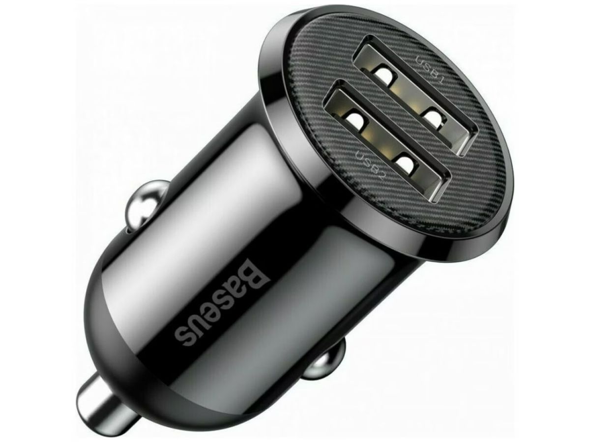 Baseus Dual Car Charger Black
