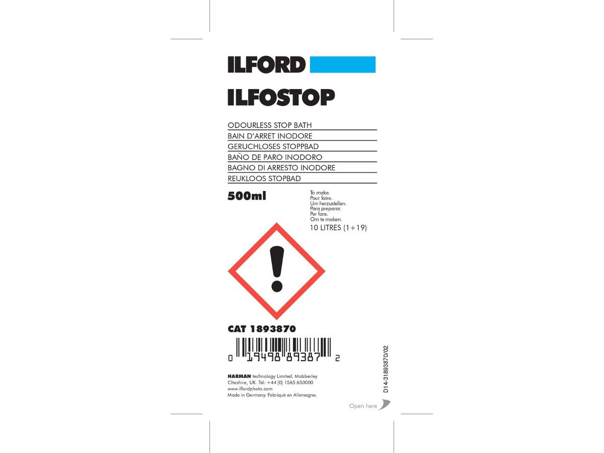 Ilford Ilfostop  500ccm