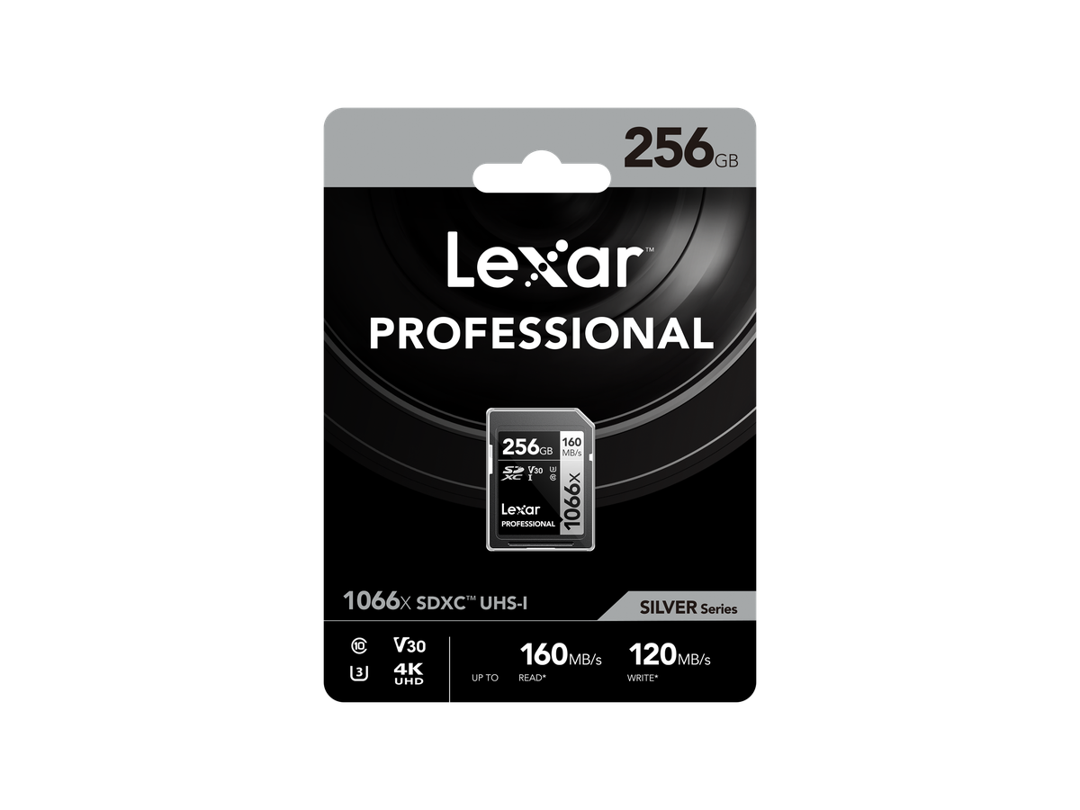 Lexar 1066x UHS-I SDXC 256GB Silver