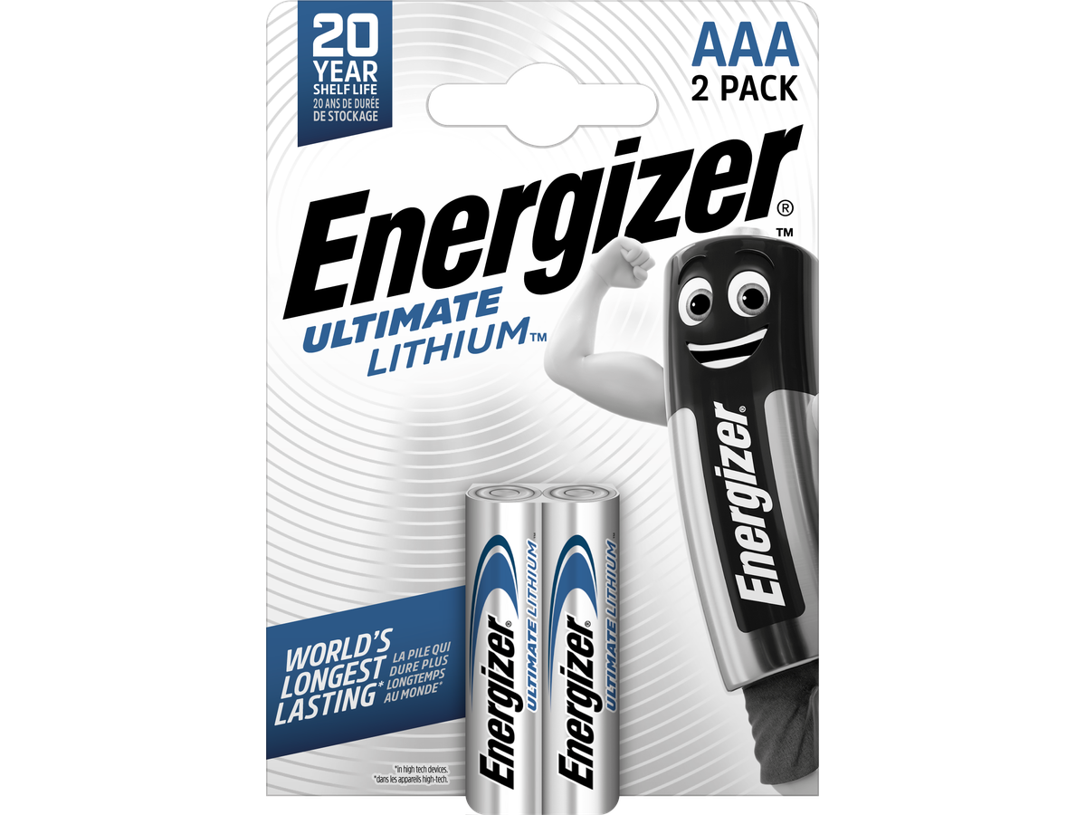 Energizer AAA/L92 Ultimate Lithium 2-P.