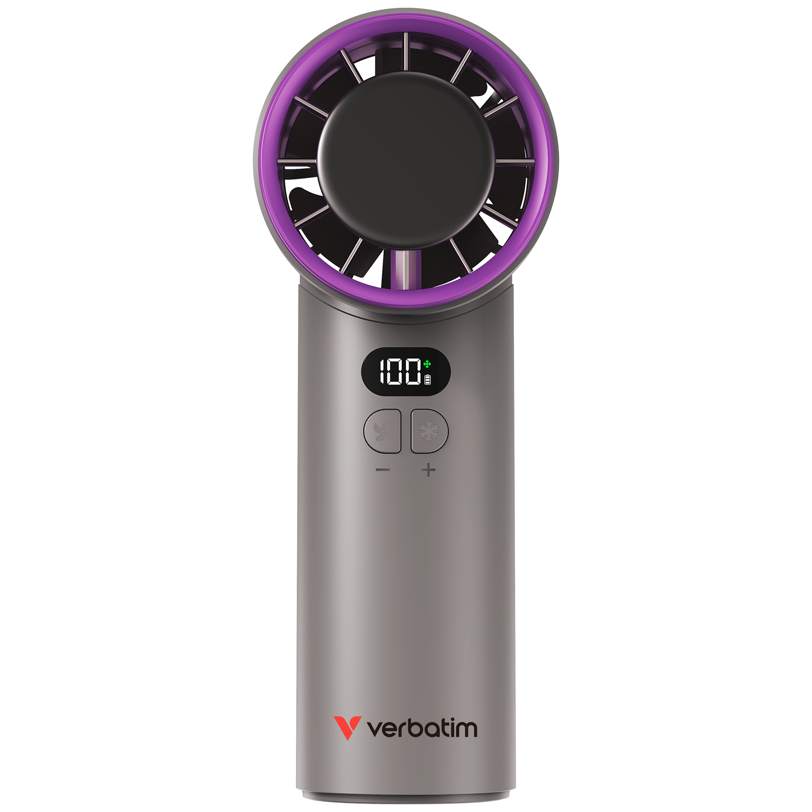 Verbatim IceTouch Handheld Fan Grey