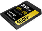 Lexar 1800x UHS-II SDXC 256GB Gold