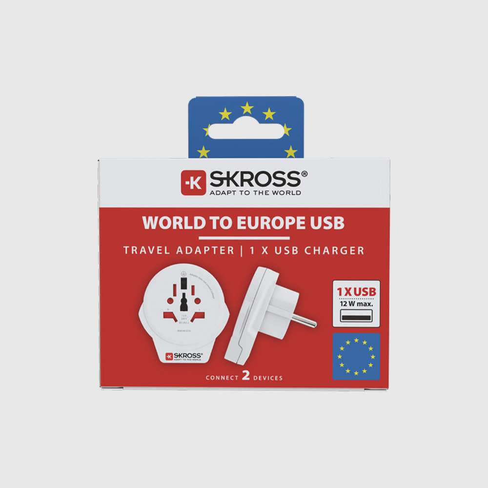 Skross World to Europe USB