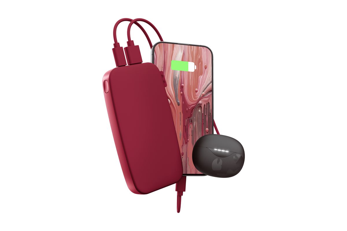 Fresh 'n Rebel Powerbank 12000 mAh Red