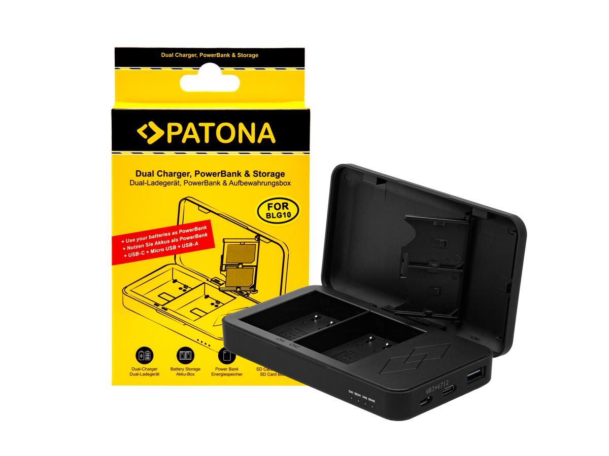 Patona Dual Ladegerät BLG10 Powerbank