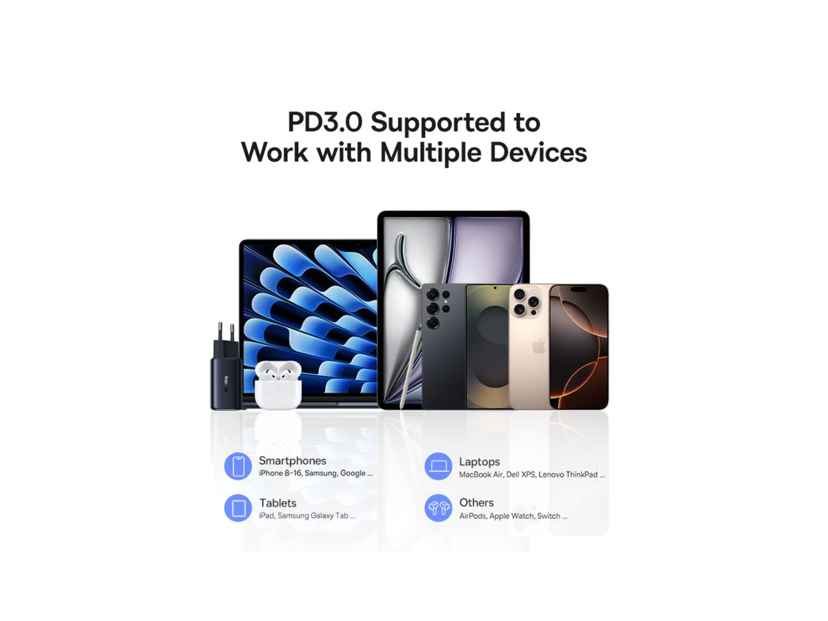 Baseus PicoGo Fastcharger 2C+U 67W Bl.