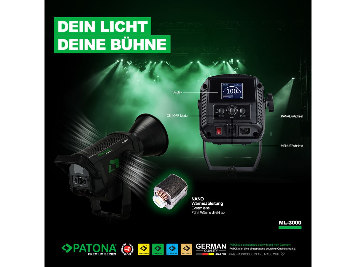 Patona Premium LED Light ML-3000