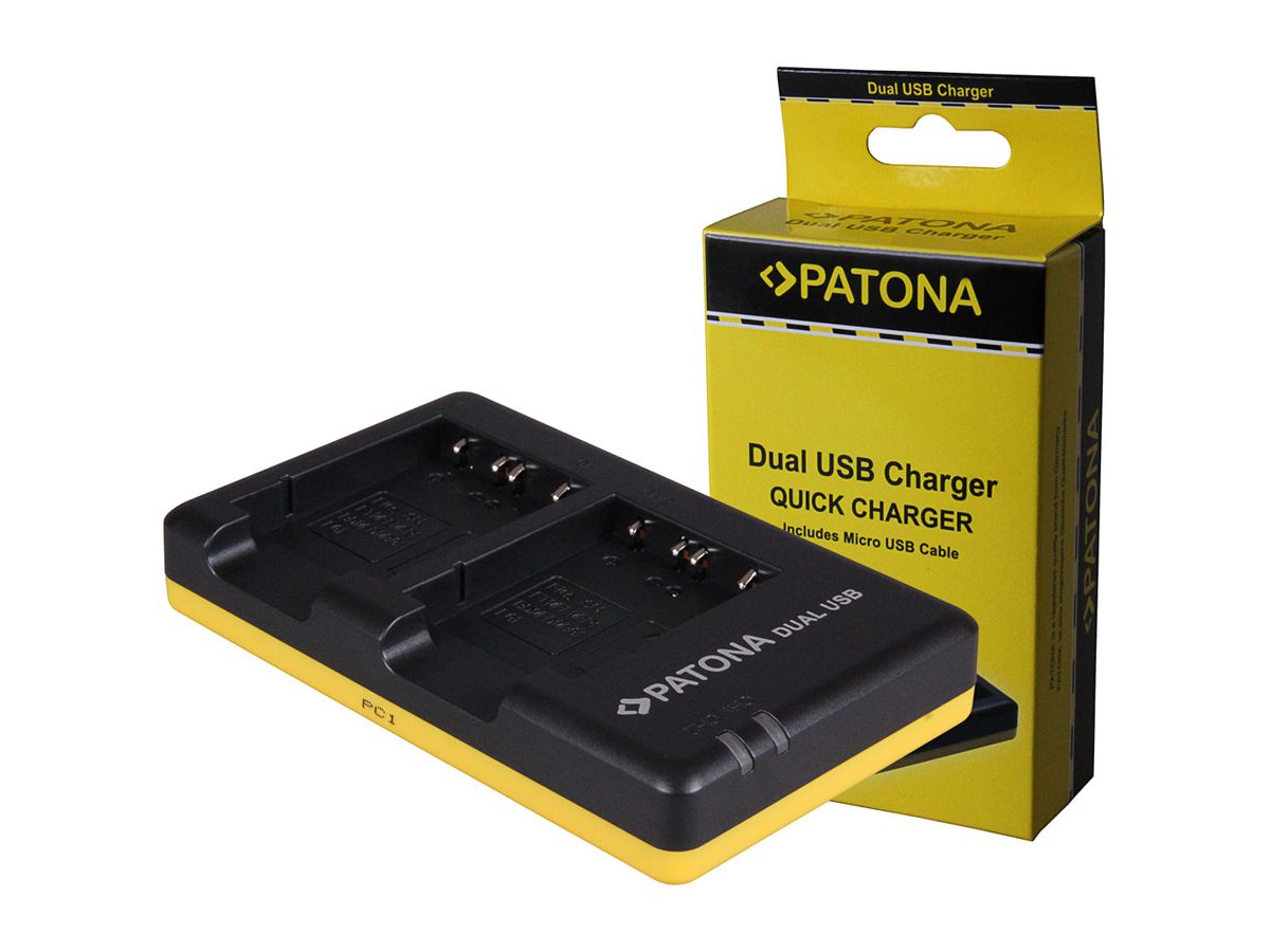 Patona Chargeur Dual USB NP-BG1