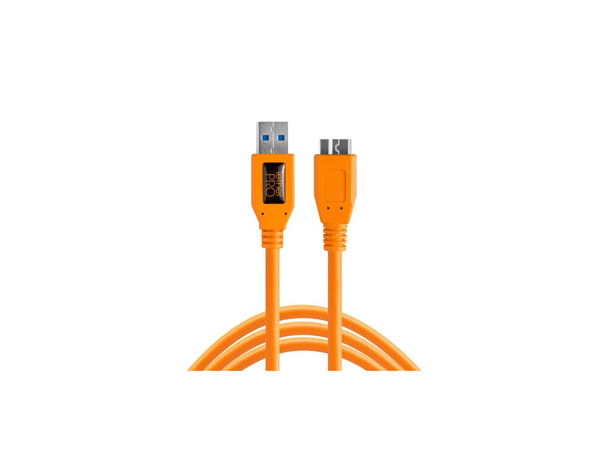 TetherPro USB 3.0 to Micro-B 4.6m Org
