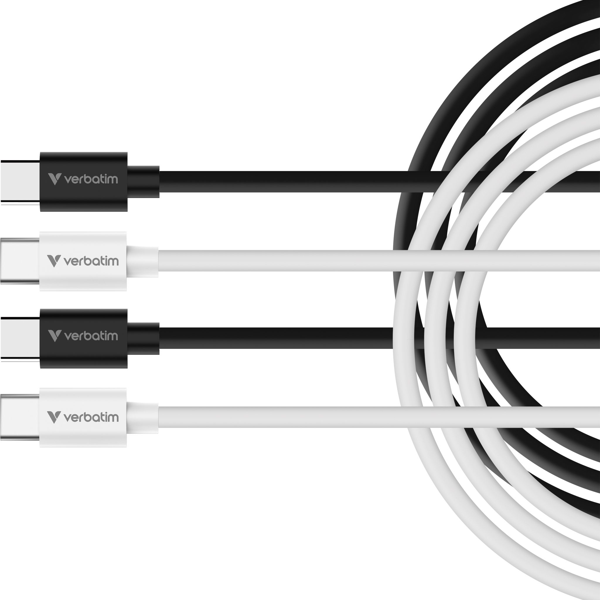 Verbatim USB-C to USB-C 1m 2 Pack