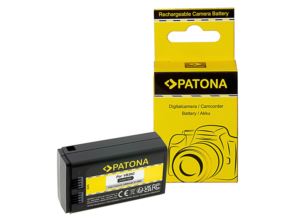 Patona Akku VB30 Godox V1 USB-C