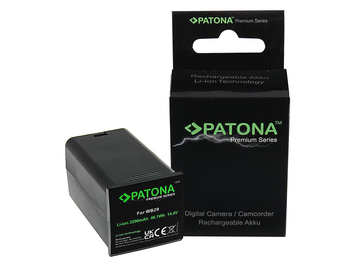 Patona Premium Akku Godox WB29