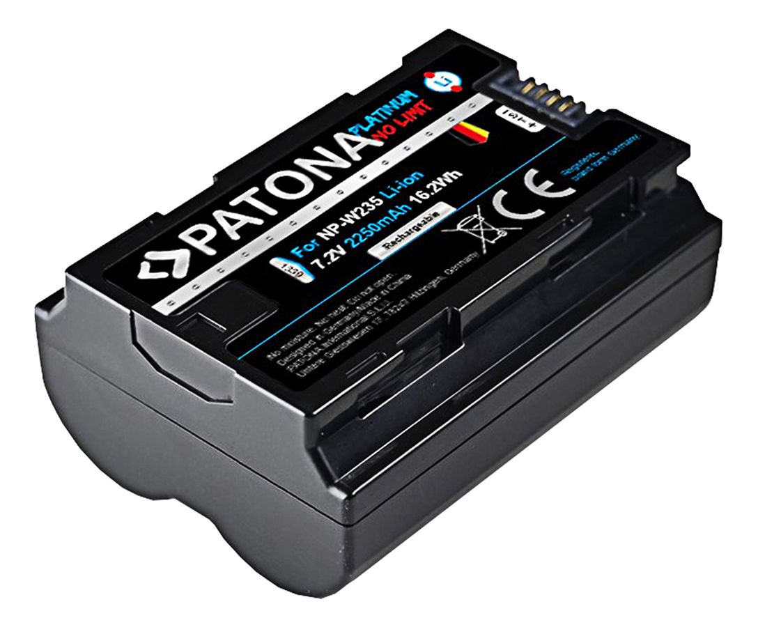 Patona NP-W235 Set Ladegerät + 2 Akkus