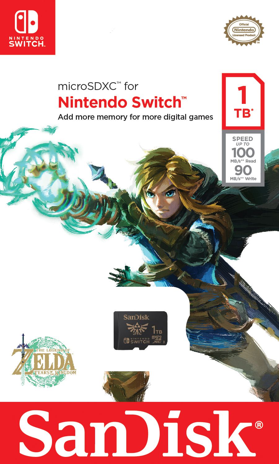 SanDisk microSDXC Nintendo Switch 1TB