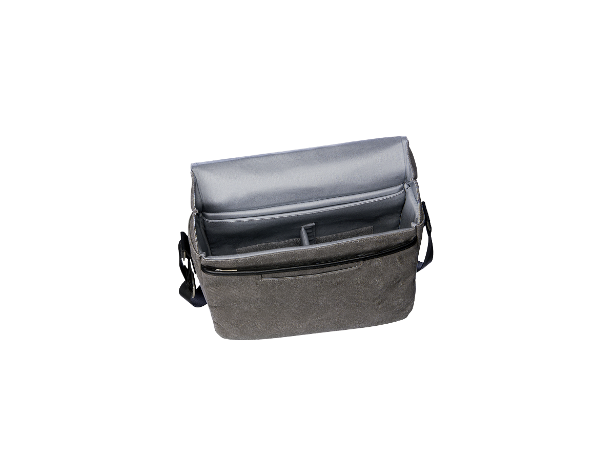 Olympus Messenger Bag black PU & Canvas