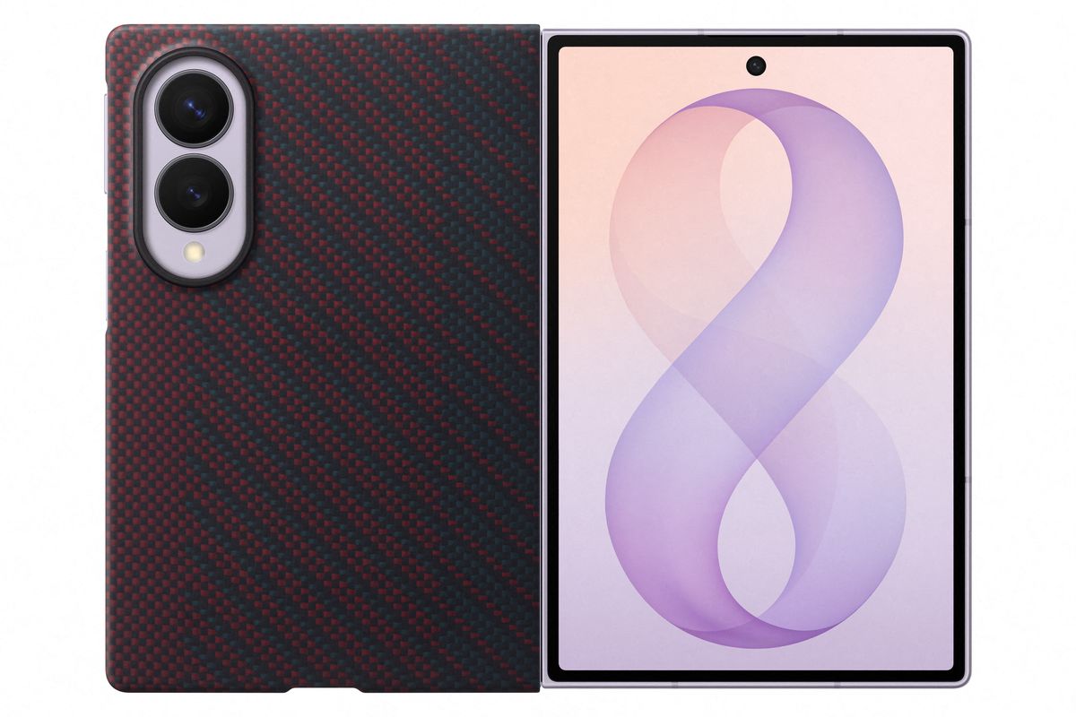 Samsung Fold 8 Carbon Magnet Red