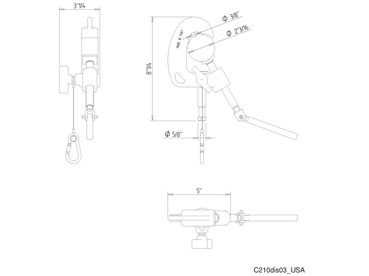 Avenger Baby Pipe Clamp w/16mm
