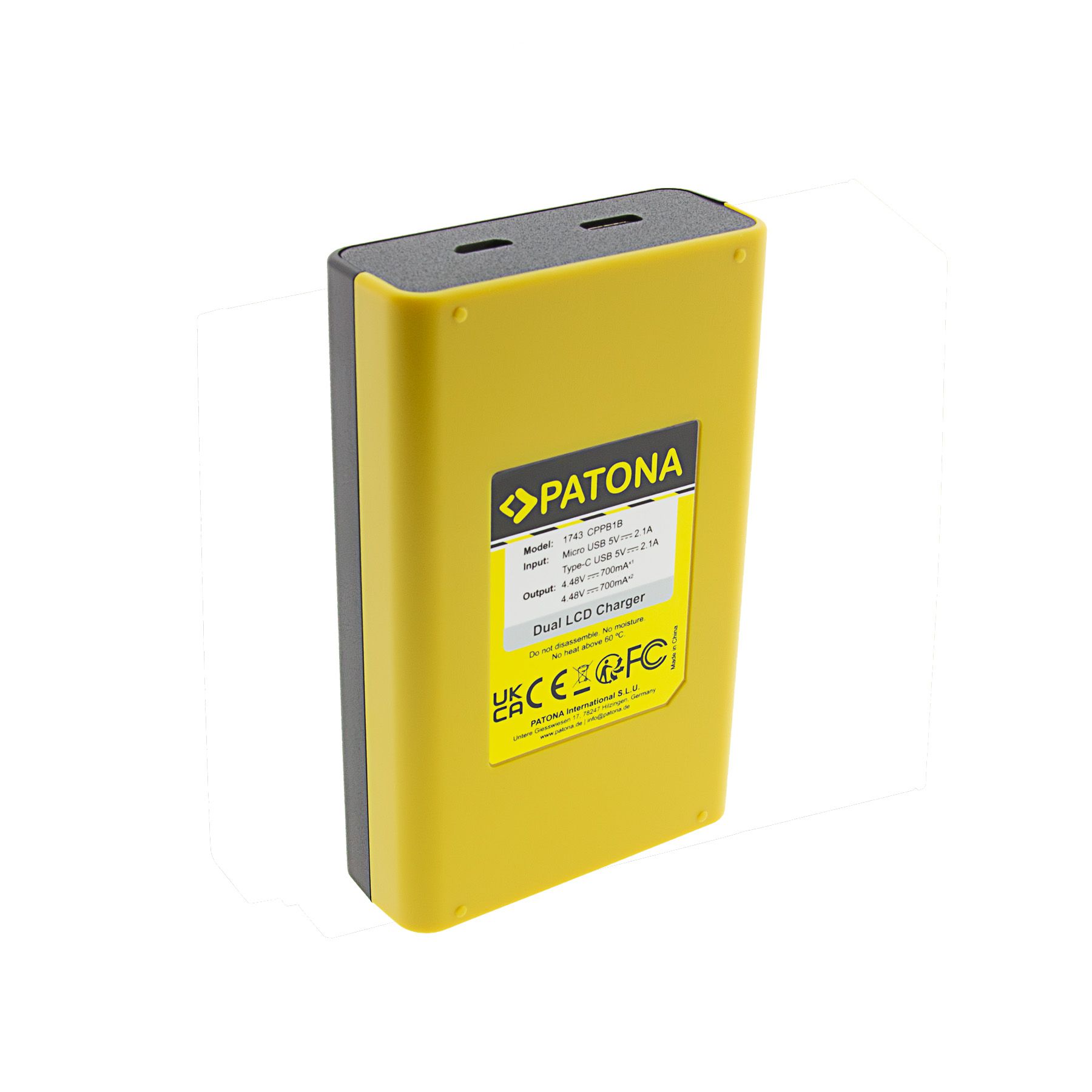 Patona Chargeur Dual USB Gopro Hero 10
