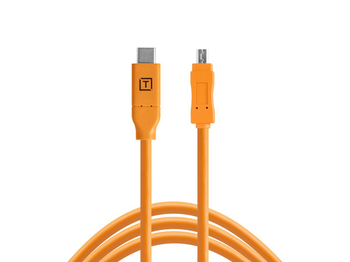 TetherPro 2.0 Mini-B 8-Pin 4.6m Org