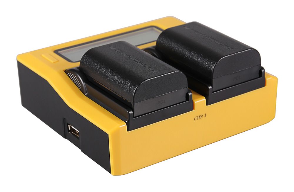Patona Dual LCD Charger Canon LP-E6