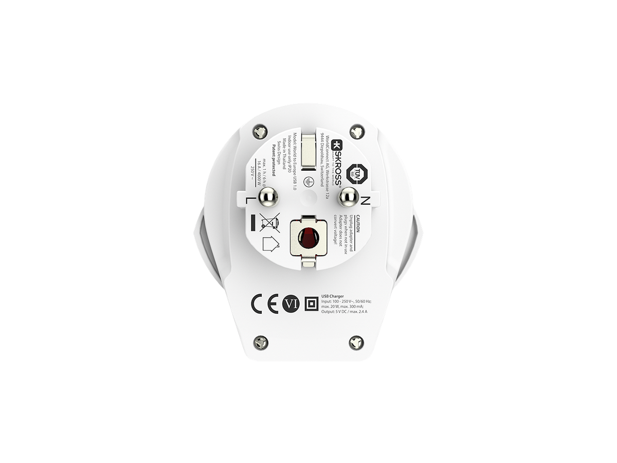 Skross World to Europe USB