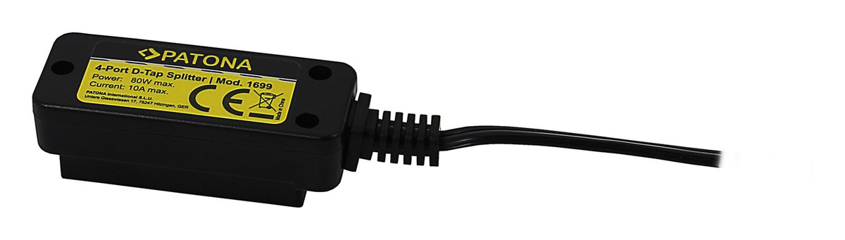 Patona D-Tap male to 4-Port D-Tap female