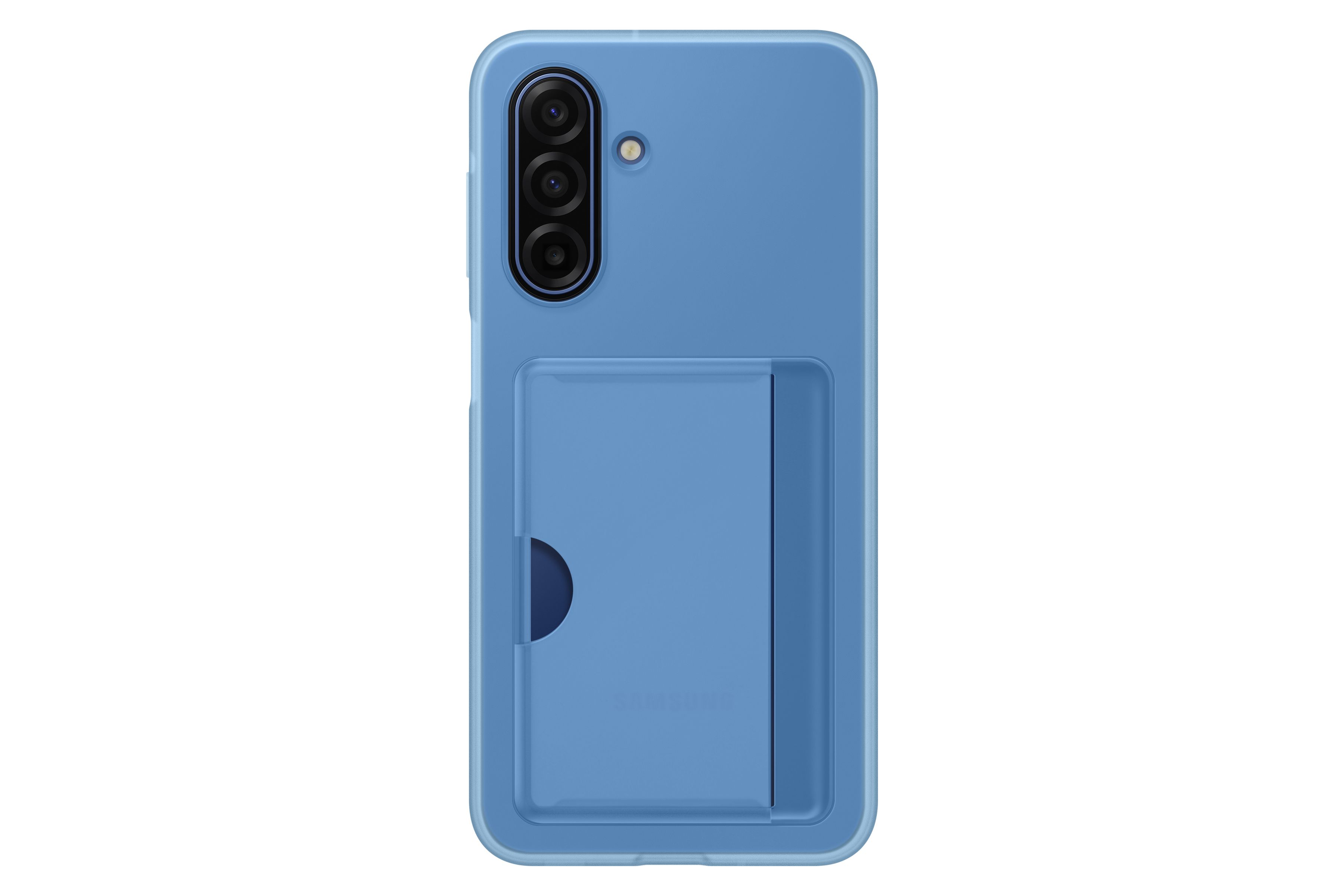 Samsung A17 Card Slot Case Blue