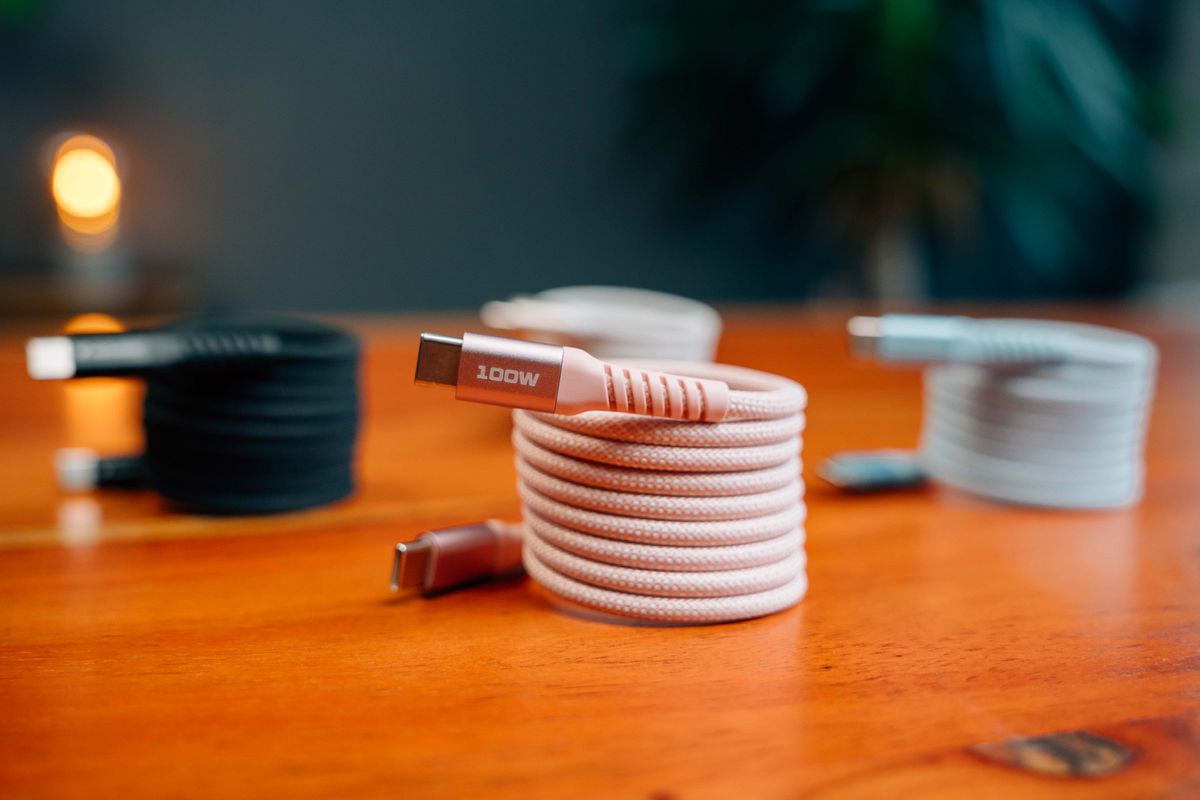 Verbatim Magnetic Cable USB-C 100W Pink