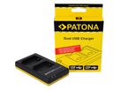 Patona Chargeur Dual USB NP-BX1