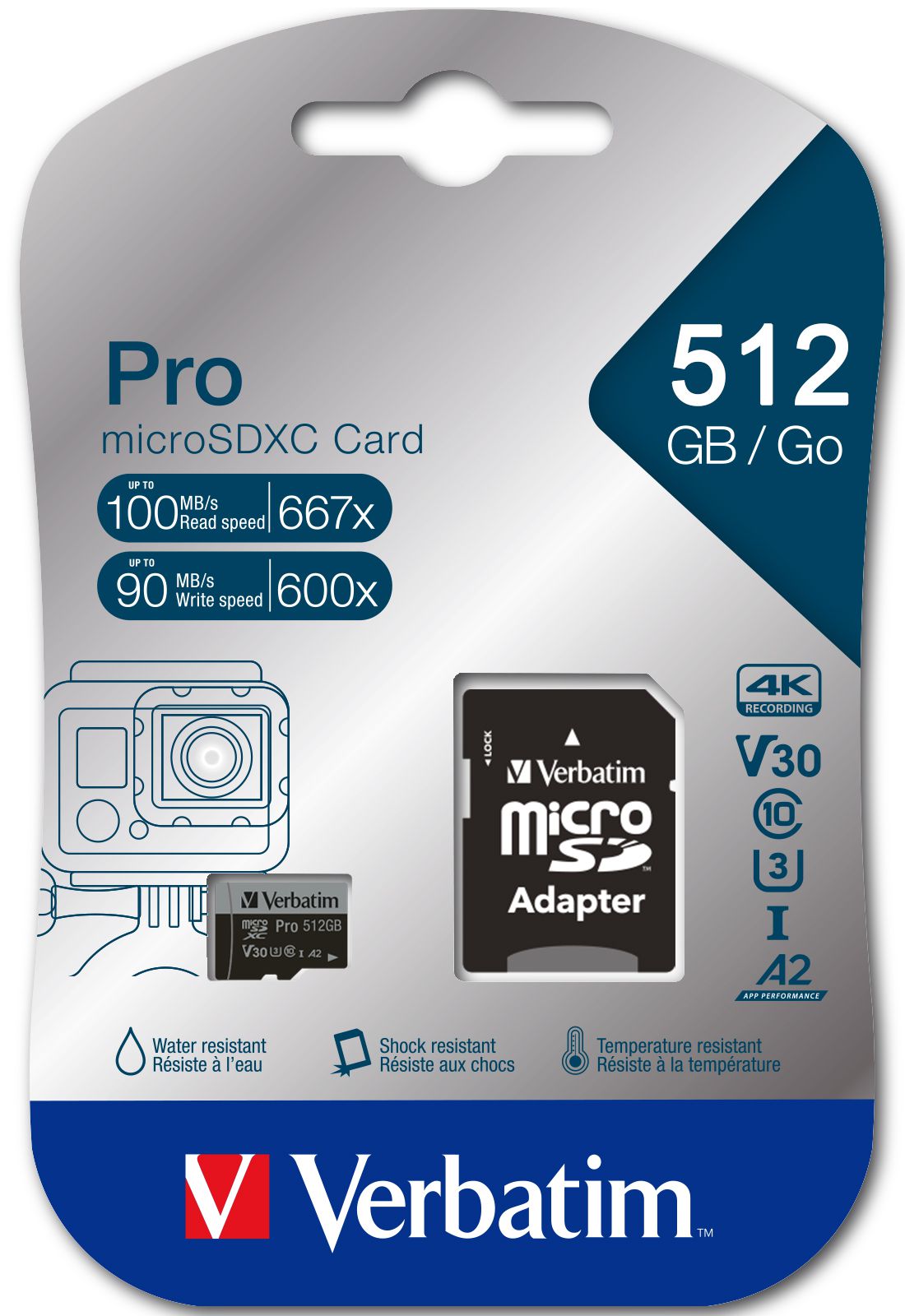 Verbatim Pro U3 512GB microSDXC Card