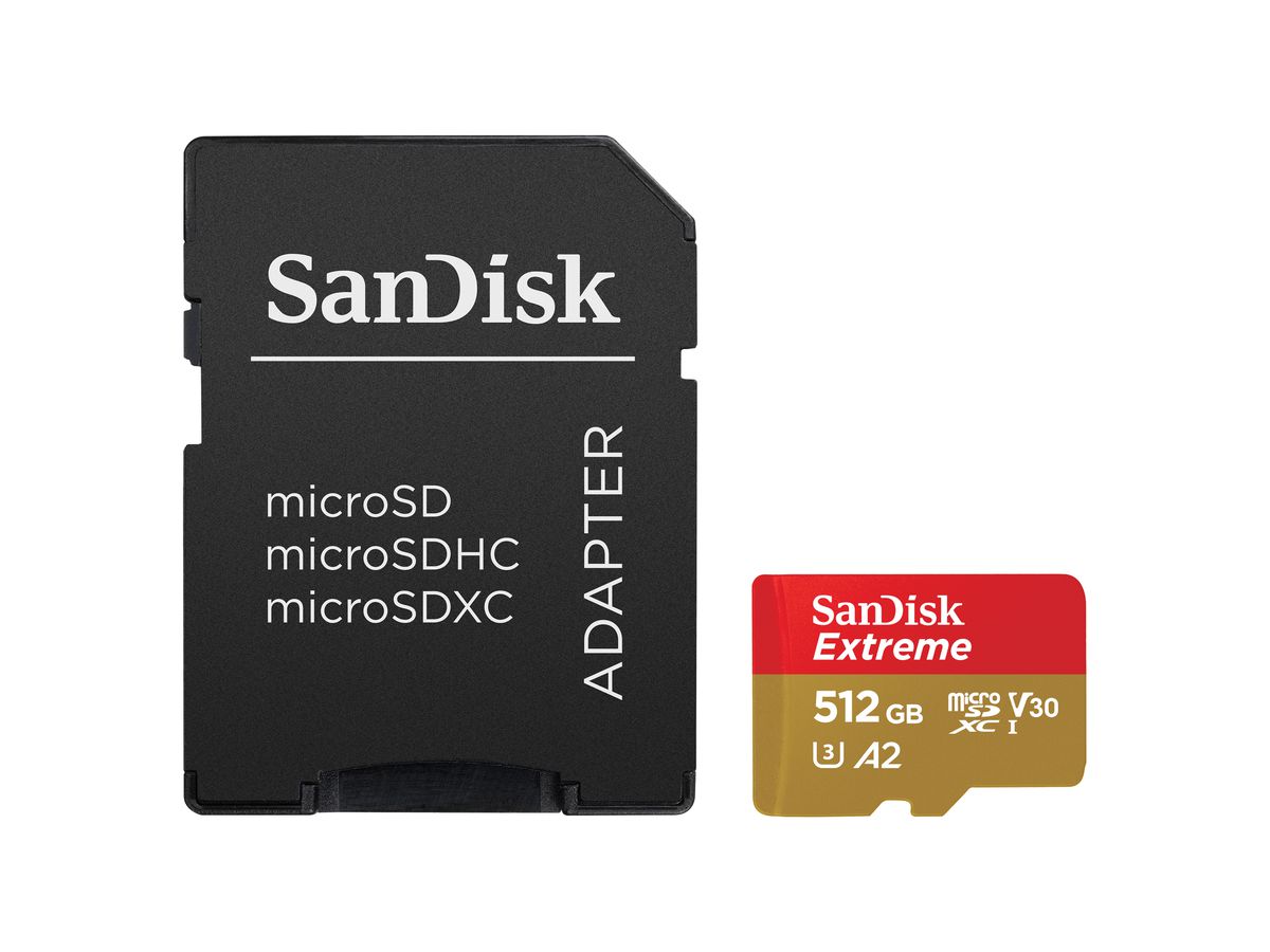 SanDisk Extreme 190MB/s microSDXC 512GB