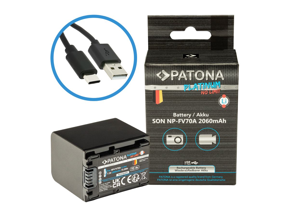 Patona Platinum USB-C Sony NP-FV70