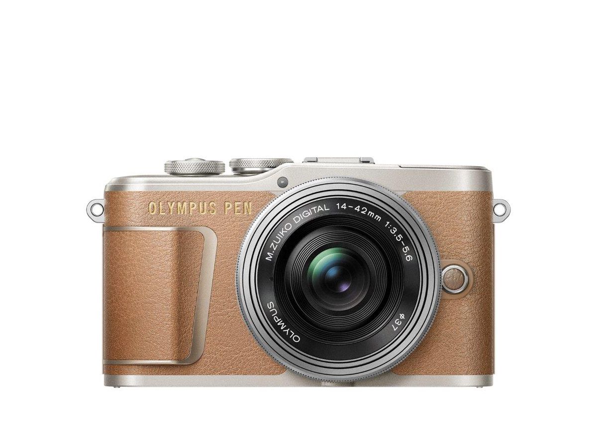 Olympus PEN E-PL9 Pancake Zoom Brown