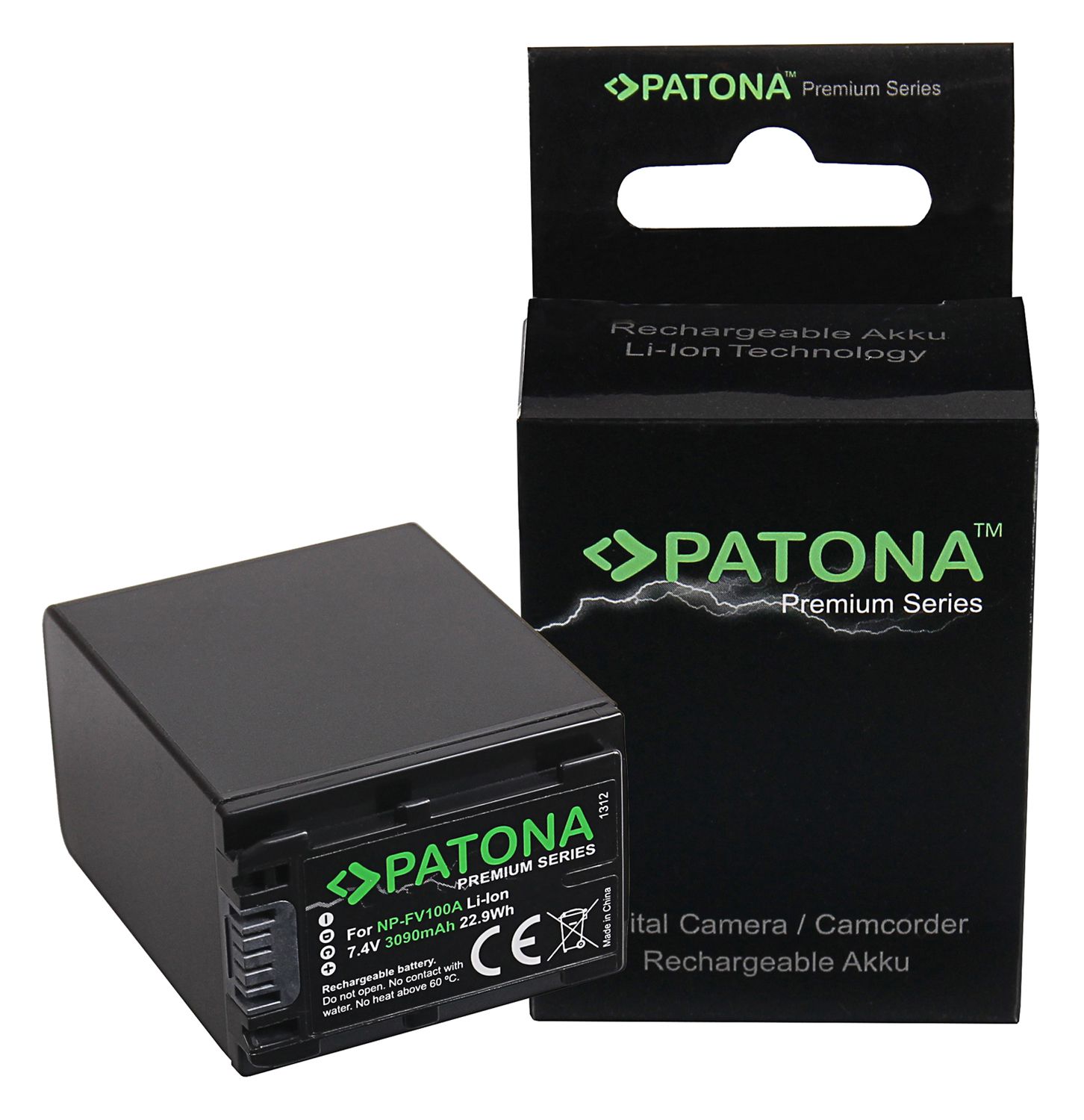 Patona Premium Batterie Sony NP-FV100