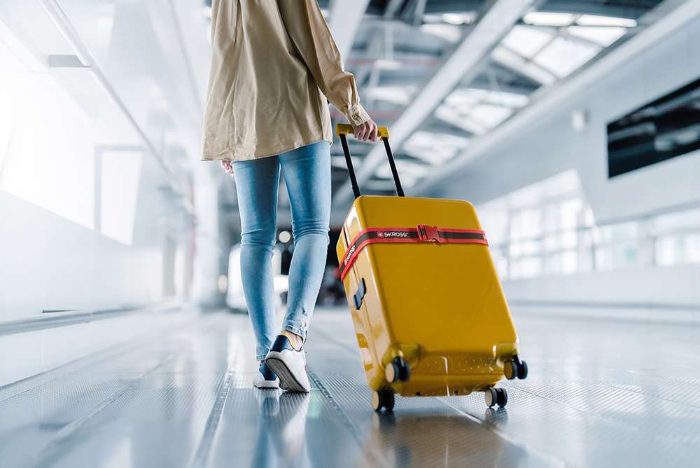 Skross Luggage Strap Red