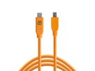 TetherPro 2.0 Mini-B 5-Pin 4.6m Org